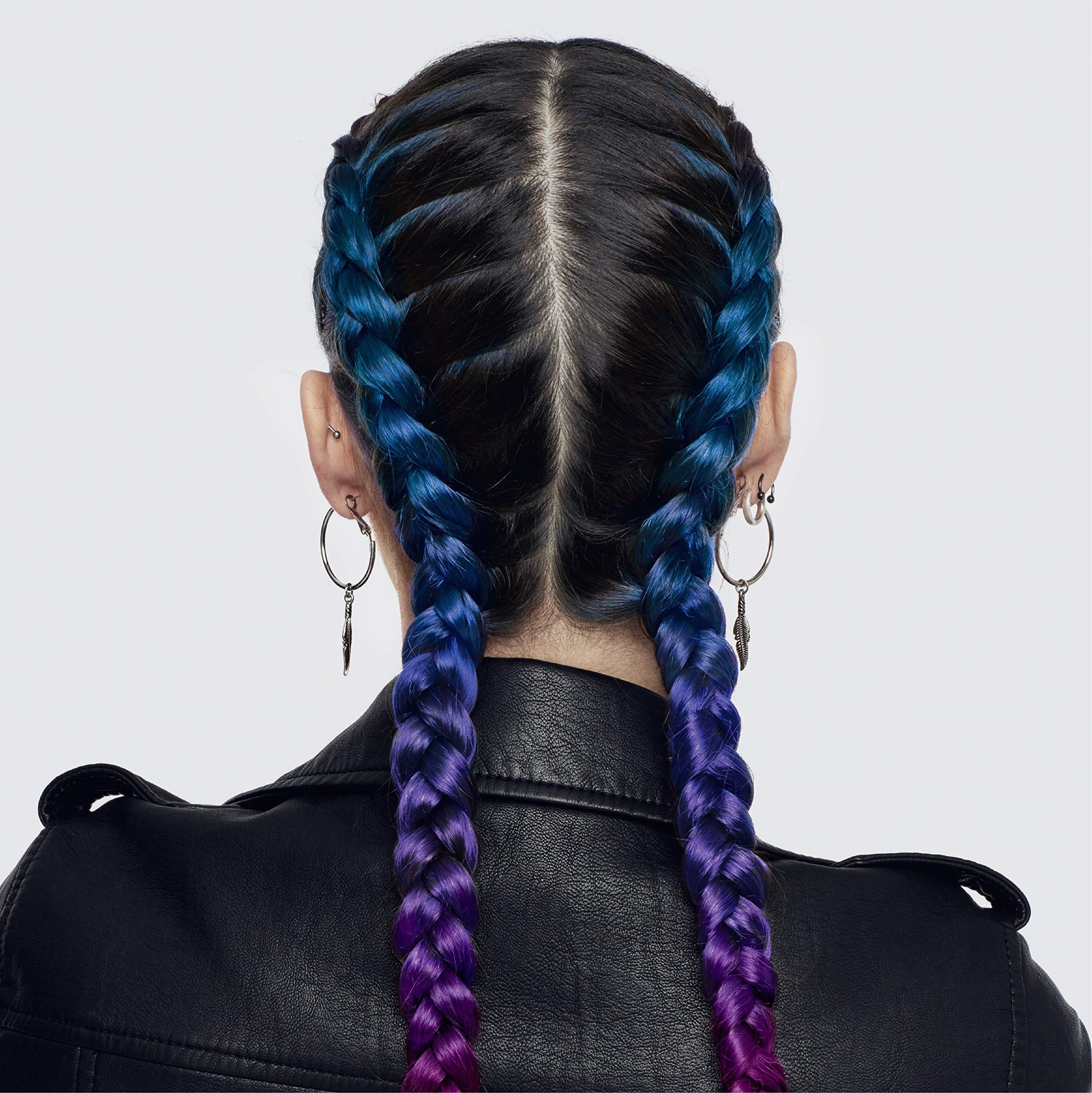 L'Oreal Paris Hair Makeup Temporary 1-Day Hair Color for Brunettes, Green 70, 1 Fl Oz